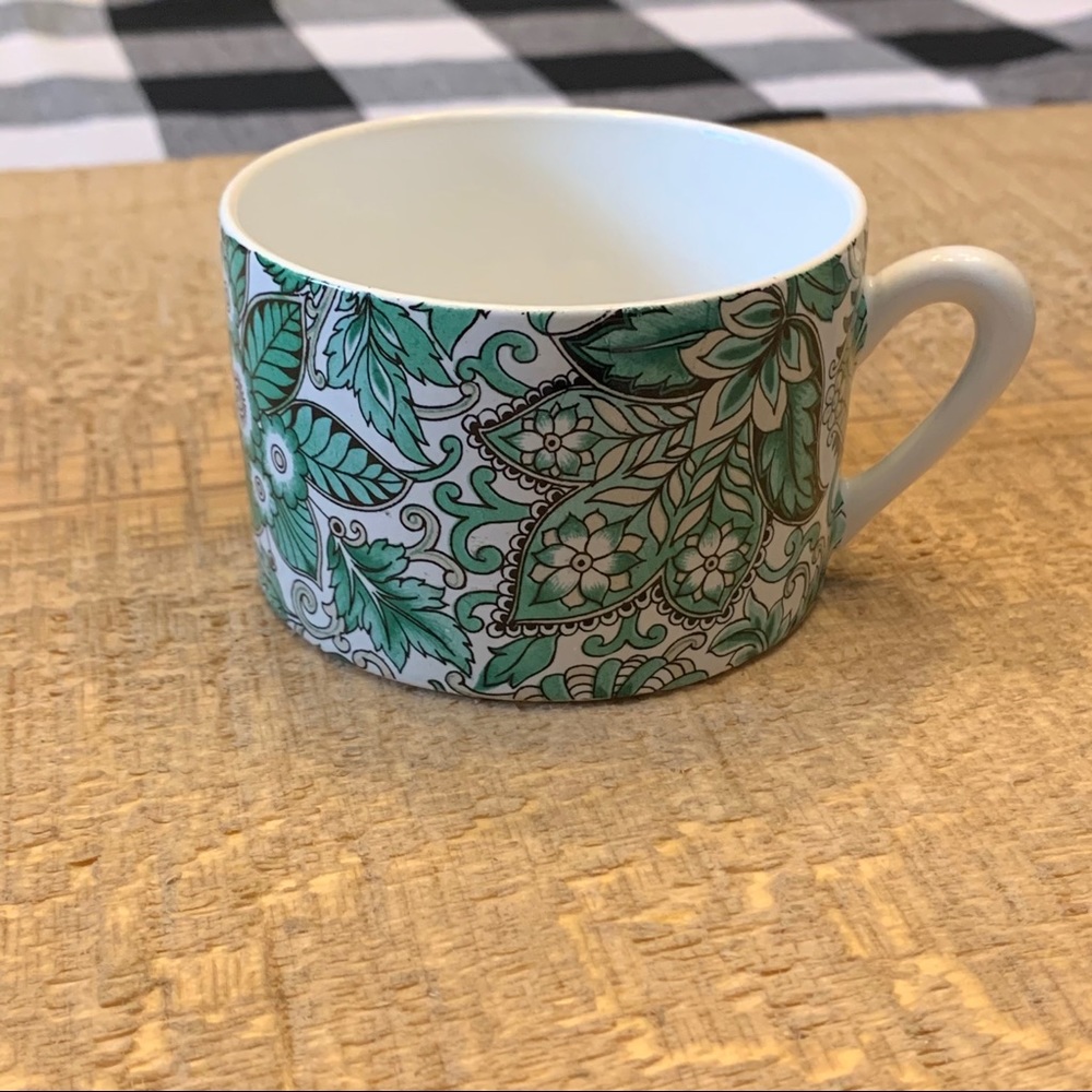 Chamart Exclusive Paisley Tea Cup Green